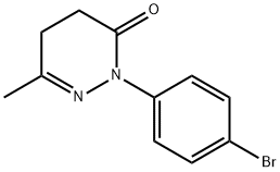 2-(4-Bromophenyl)-6-methyl-4,5-dihydropyridazin-3(2H)-one Struktur