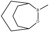 10-Methyl-10-bora-9-oxabicyclo[3.3.2]decane Struktur