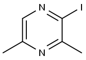 2-iodo-3,5-dimethylPyrazine Struktur