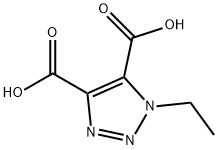 1-ethyl-1H-1,2,3-triazole-4,5-dicarboxylic acid Struktur