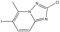 2-Chloro-6-iodo-5-methyl-[1,2,4]triazolo[1,5-a]pyridine Struktur