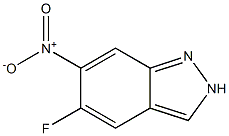 5-Fluoro-6-nitro-2H-indazole Struktur