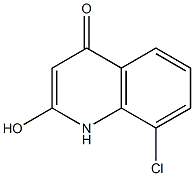 8-Chloro-2-hydroxy-1H-quinolin-4-one Struktur