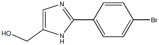 [2-(4-Bromo-phenyl)-3H-imidazol-4-yl]-methanol Struktur