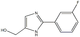 [2-(3-Fluoro-phenyl)-3H-imidazol-4-yl]-methanol Struktur