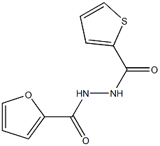 N'-(2-thienylcarbonyl)-2-furohydrazide Struktur