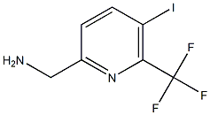 (5-Iodo-6-trifluoromethyl-pyridin-2-yl)-methyl-amine Struktur