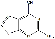 2-Amino-thieno[2,3-d]pyrimidin-4-ol Struktur