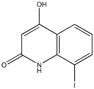 4-Hydroxy-8-iodo-1H-quinolin-2-one Struktur