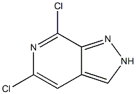 5,7-Dichloro-2H-pyrazolo[3,4-c]pyridine Struktur