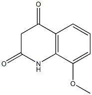 8-Methoxy-1H-quinoline-2,4-dione Struktur