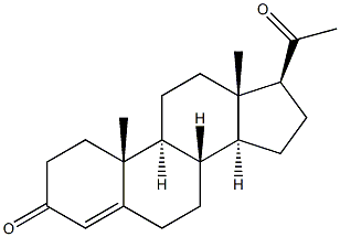 Progesterone for impurity H identification Struktur