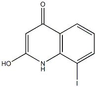 2-Hydroxy-8-iodo-1H-quinolin-4-one Struktur