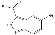 5-Amino-2H-indazole-3-carboxylic acid Struktur