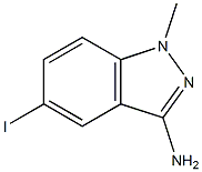 5-Iodo-1-methyl-1H-indazol-3-ylamine Structure