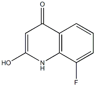 8-Fluoro-2-hydroxy-1H-quinolin-4-one Struktur