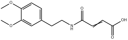 N-(3,4-DIMETHOXYPHENETHYL)-MALEAMIC ACID Struktur