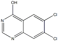 6,7-Dichloro-quinazolin-4-ol Struktur