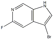 3-Bromo-5-fluoro-1H-pyrrolo[2,3-c]pyridine Struktur