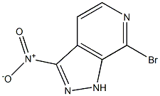 7-Bromo-3-nitro-1H-pyrazolo[3,4-c]pyridine Struktur