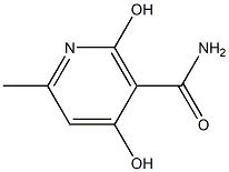 2,4-Dihydroxy-6-methyl-nicotinamide Struktur