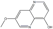 7-Methoxy-[1,5]naphthyridin-4-ol Struktur