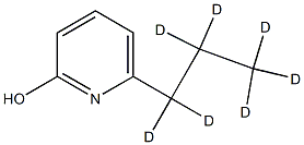 2-Hydroxy-6-(n-propyl-d7)-pyridine Struktur