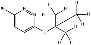 3-Bromo-6-(tert-butoxy-d9)-pyridazine Struktur