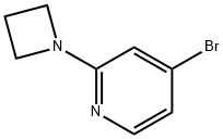 2-(AZETIDIN-1-YL)-4-BROMOPYRIDINE Struktur