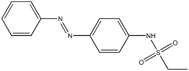 (E)-N-(4-(phenyldiazenyl)phenyl)ethanesulfonamide Struktur