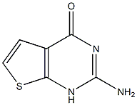 2-Amino-1H-thieno[2,3-d]pyrimidin-4-one Struktur