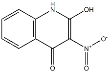 2-Hydroxy-3-nitro-1H-quinolin-4-one Struktur