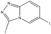 3,6-Diiodo-[1,2,4]triazolo[4,3-a]pyridine Struktur