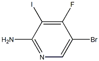 5-Bromo-4-fluoro-3-iodo-pyridin-2-ylamine Struktur