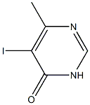 5-Iodo-6-methyl-3H-pyrimidin-4-one Struktur