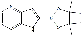 2-(4,4,5,5-tetramethyl-1,3,2-dioxaborolan-2-yl)-pyrrolo[3,2-b]pyridine Struktur