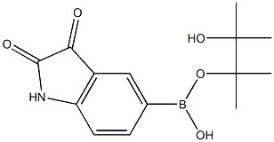 2,3-dioxoindolin-5-ylboronic acid pinacol ester Struktur