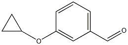 3-cyclopropoxybenzaldehyde Struktur