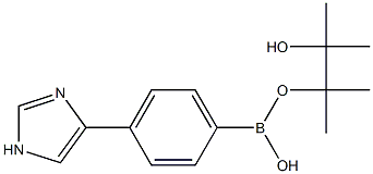 4-(1H-imidazol-4-yl)phenylboronic acid pinacol ester Struktur