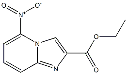 5-Nitro-imidazo[1,2-a]pyridine-2-carboxylic acid ethyl ester Struktur