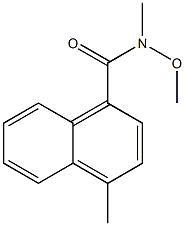 N-Methoxy-N,4-dimethyl-1-naphthamide Struktur