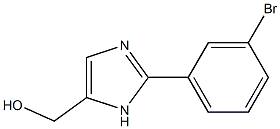 [2-(3-Bromo-phenyl)-3H-imidazol-4-yl]-methanol Struktur