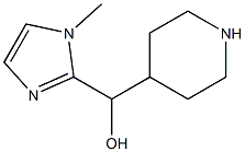 (1-methyl-1H-imidazol-2-yl)(piperidin-4-yl)methanol Struktur