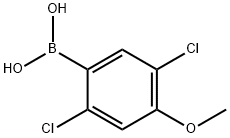 2,5-Dichloro-4-methoxyphenylboronic acid Struktur