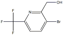 (3-Bromo-6-trifluoromethyl-pyridin-2-yl)-methanol Struktur