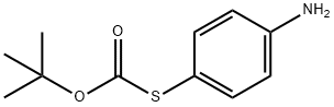 tert-butyl (4-aminophenyl)sulfanylmethanoate Struktur