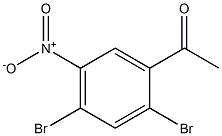 1-(2,4-Dibromo-5-nitro-phenyl)-ethanone Struktur