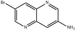 7-bromo-1,5-naphthyridin-3-amine Struktur