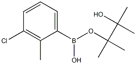 3-Chloro-2-methylphenyboronic acid pinacol ester Struktur