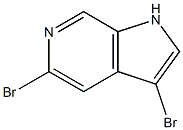 3,5-Dibromo-1H-pyrrolo[2,3-c]pyridine Struktur